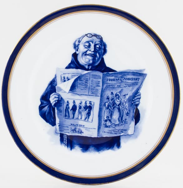 Plate Monk c1895
